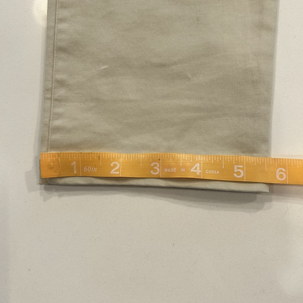 Eileen Fisher Organic Cotton Tan Stone Colored Pants Size 8 Slim Leg Flat Front - Picture 8 of 8